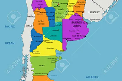 Argentina mapa politico jigsaw puzzle