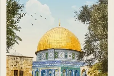 Jerusalem Travel Poster 2