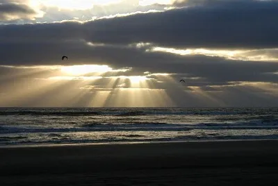Amanecer en la costa