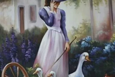 פאזל של La gardienne d 'oies