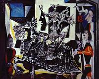 Pablo Picasso. Knight, Page and Monk. 1951.