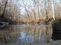 River at winter, Ohio