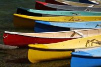 Colorful Canoes