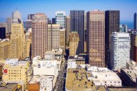 View From the Rooftop to San Francisco, USA