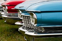 Cars in line