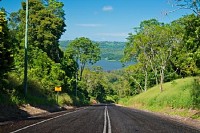 Road to Lake Baroon, Queensland, Australia