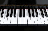 Closeup of Grand Piano
