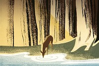 Deer by the Stream