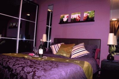 Romantic Purple Bedroom