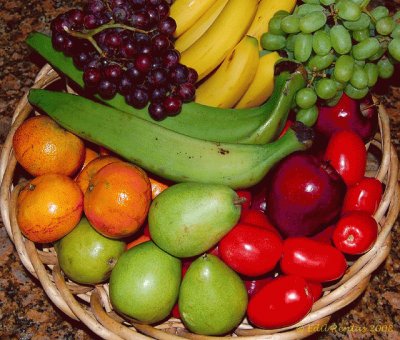 Cesta de frutas