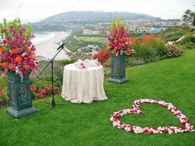 Ritz Carlton Wedding Set Up-Dana Point jigsaw puzzle