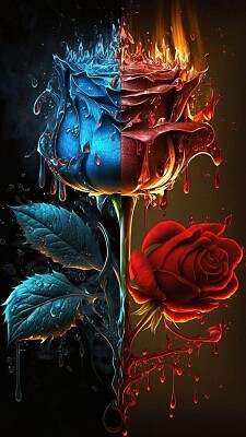 Rosa de Agua y Fuego