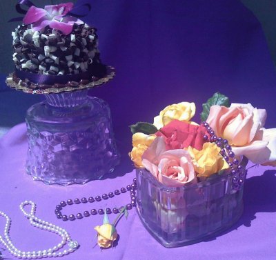 פאזל של Pearls, Flowers and Cake