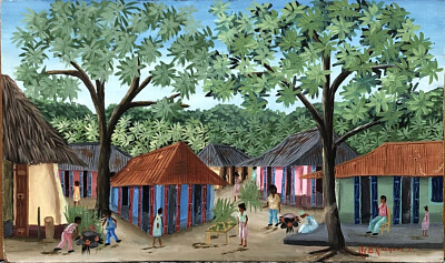 village aux 4 maisons jigsaw puzzle