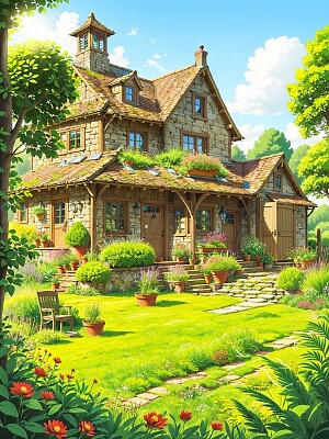 House jigsaw puzzle