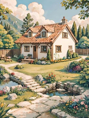 Country house jigsaw puzzle