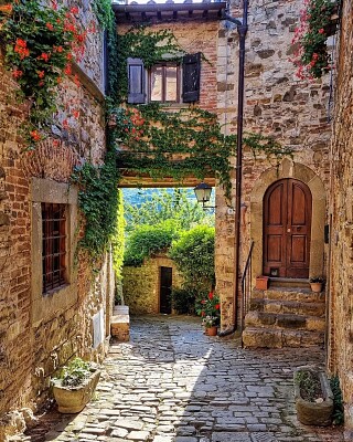 Montefioralle-Italia