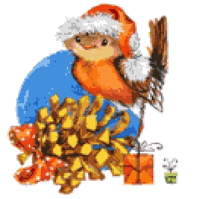 פאזל של Christmas Bird