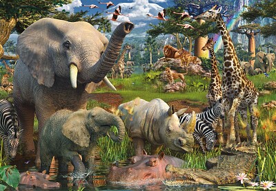 Safari jigsaw puzzle