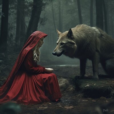 Caperucita Roja y el Lobo jigsaw puzzle