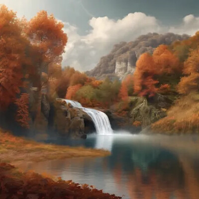 nature waterfall jigsaw puzzle