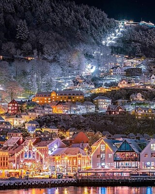 פאזל של Bergen-Noruega