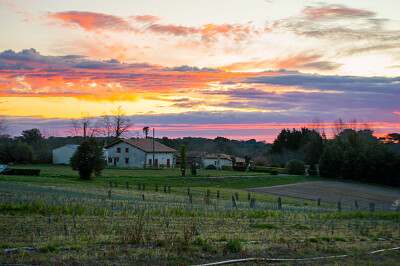 Ciel de feu Pays Basque