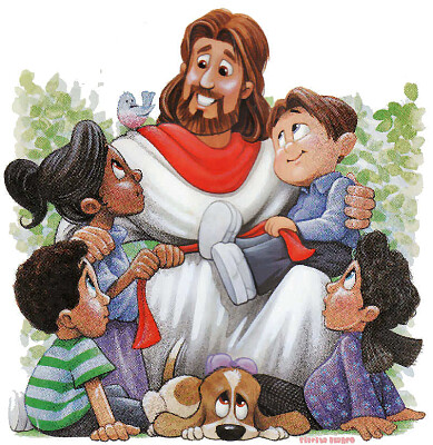 Jesús y los niños jigsaw puzzle