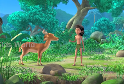 פאזל של Mowgli and Choo Chip