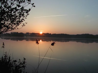 פאזל של lever soleil lac d ' hostens