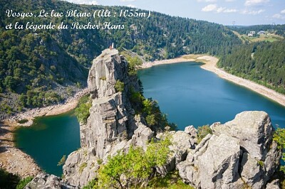 פאזל של Vosges, Le lac Blanc (Alt : 1055m)