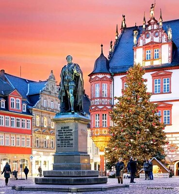 German market square jigsaw puzzle