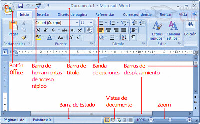 Ventana de Word 2010 jigsaw puzzle