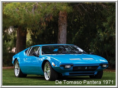 De Tomaso Pantera 1971 jigsaw puzzle