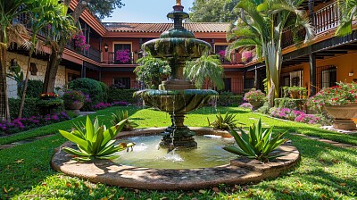 Hacienda mejicana jigsaw puzzle