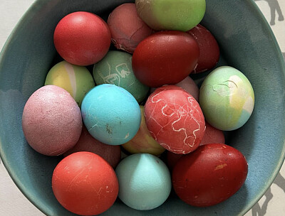 Easter Eggs in Bowl