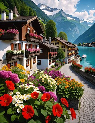 Swiss village