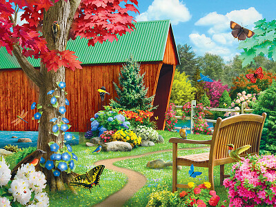 Couleurs du printemps jigsaw puzzle