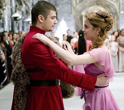 Viktor Krum y Hermione Granger