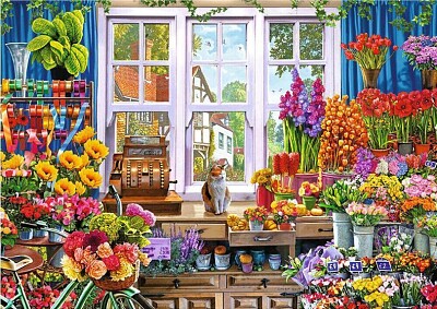 Chez la fleuriste jigsaw puzzle