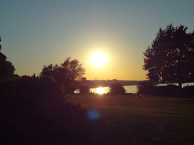 Sonnenuntergang Bodensee bei Horn