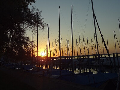 Abend am Bodensee