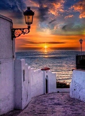 Atardecer en Nerja-Malaga