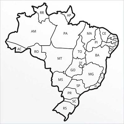 Mapa do Brasil
