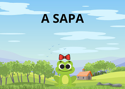 A SAPA COM LAÇO