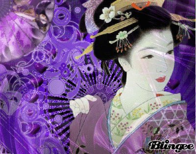 Purple Geisha jigsaw puzzle