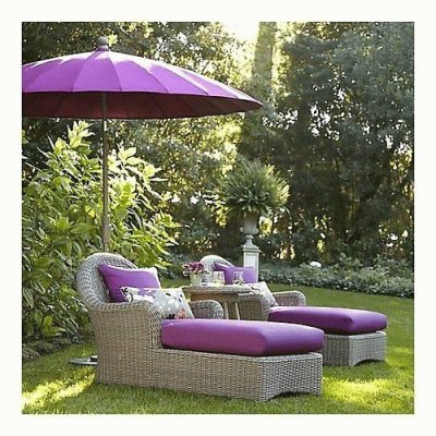 Relax on Violet Outdoor Furniture jigsaw puzzle