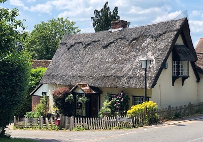 Thatched cottage, Hedingham, England