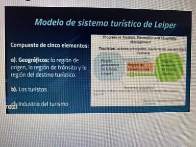 Sistema turístico de Neil Leiper