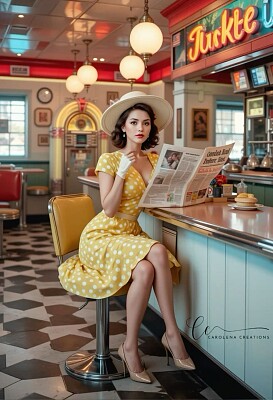 Elegant retro dinner